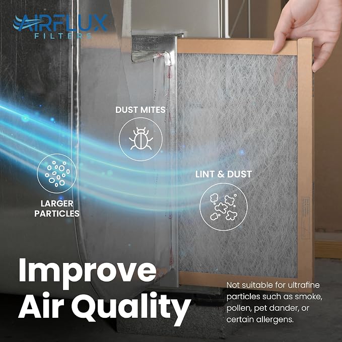 Fiberglass Air Filter -14x25x1Air Filter 12 Pack - Image 4
