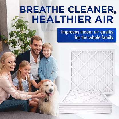 16x20x1 Air Filters, MERV 8 Pleated HVAC AC Furnace Filter Replacement - Image 7