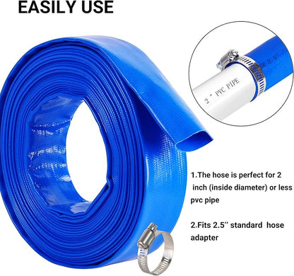 2.5" x 100 FT Pool Backwash Hose, - Image 5