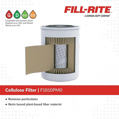 Fill-Rite F1810PM0 3/4" 18 GPM 10 Micron Particulate Spin-On Fuel Filter - Image 3