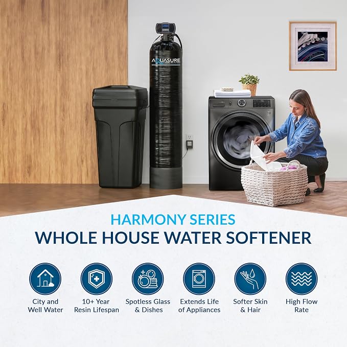 Aquasure Harmony Series 30, 000 Grains Whole House Water Softener - Image 2