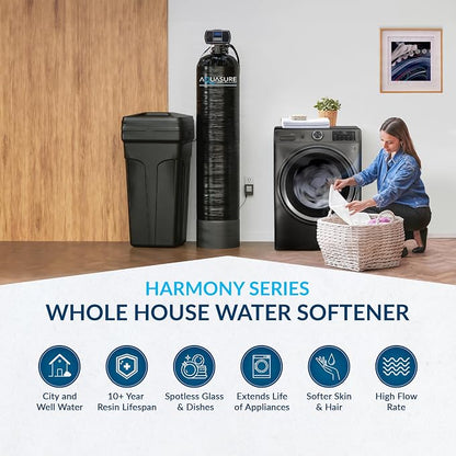 Aquasure Harmony Series 30, 000 Grains Whole House Water Softener - Image 2