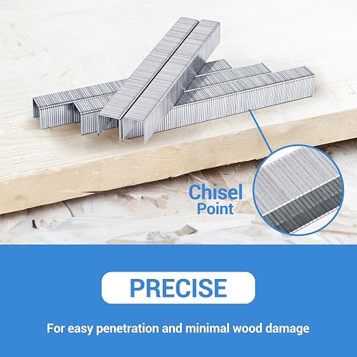 meite T-50 Heavy Duty Staples, 9/16 Inch Galvanized T-50 Staples - Image 5