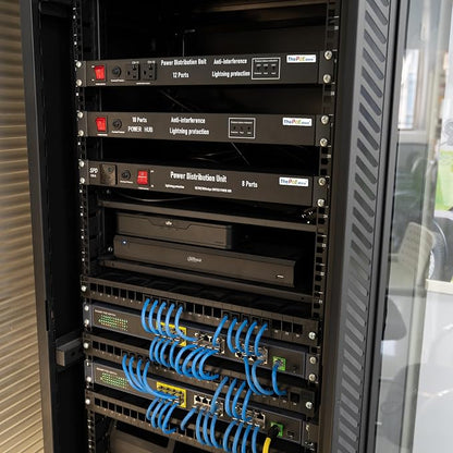 10 Outlets Horizontal 1U PDU Rackmount Power Strip - Image 8