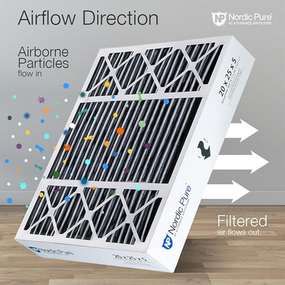 Nordic Pure 20x25x5 Honeywell Replacement Air Filters MERV 8 Pleated + Carbon 1 - Image 8