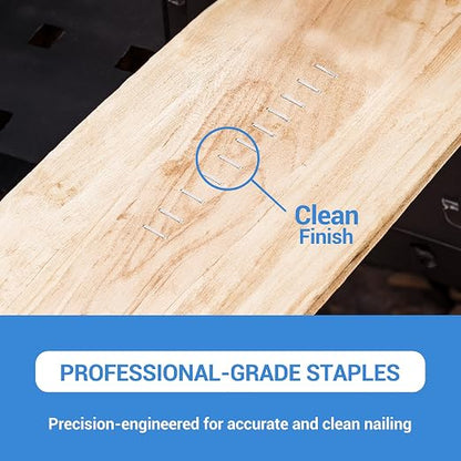 meite T-50 Heavy Duty Staples, 1/2 Inch Galvanized T-50 Staples - Image 6