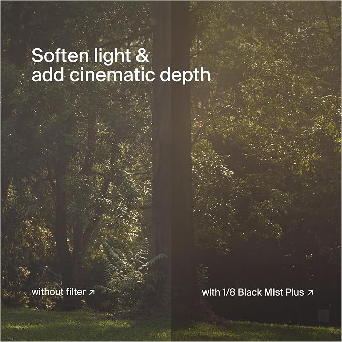 Urth 52mm Magnetic Ethereal Black Mist ⅛ Diffusion Lens Filter - Image 6
