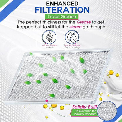 Bagean Stove Hood Vent Filter 9.87" x 11.62" 97007894 Compatible - Image 4
