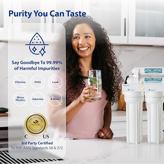 APEC Water System ROES-PHUV75 Essence Series Top Tier Alkaline Mineral pH+ and - Image 4