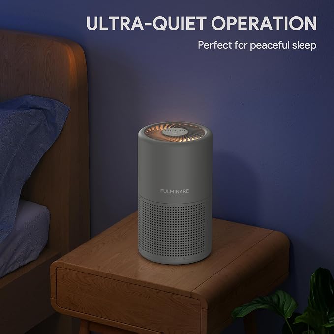FULMINARE Air Purifiers for Home H13 True HEPA Air Filter Quiet Air Cleaner - Image 9