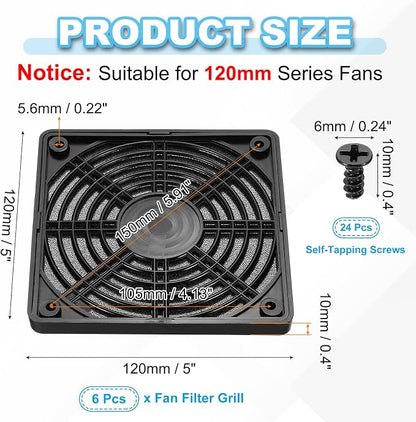 PATIKIL 120mm Fan Filter Grill - Image 2