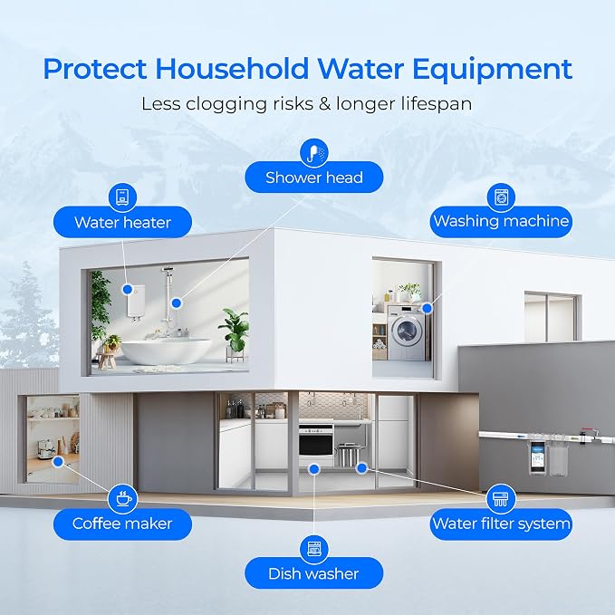 Waterdrop Whole House CTO Carbon Sediment Water Filter Cartridge Replacement - Image 9