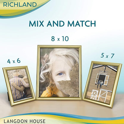 Langdon House 4x6 Picture Frames Set Distinguished Edging - Image 5