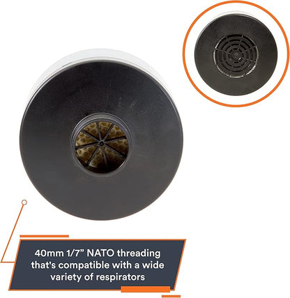 MIRA Safety - NBC-77 SOF - Single 40mm Gas Mask Filter - Special Combined CBRN - Image 4