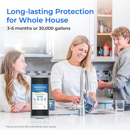 Waterdrop Whole House CTO Carbon Sediment Water Filter Cartridge Replacement - Image 6