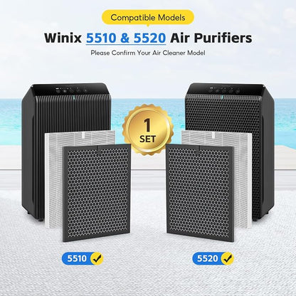 Filter Q–1712-0123-00 For Winix 5510/5520 Air Purifier Filter, Replacement for - Image 2