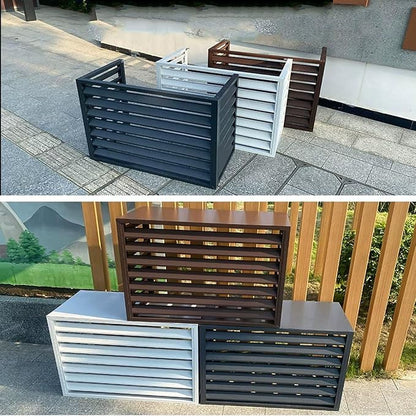 Freestanding Louvered Space Divider, outdoor garbage can enclosures, balcony - Image 5