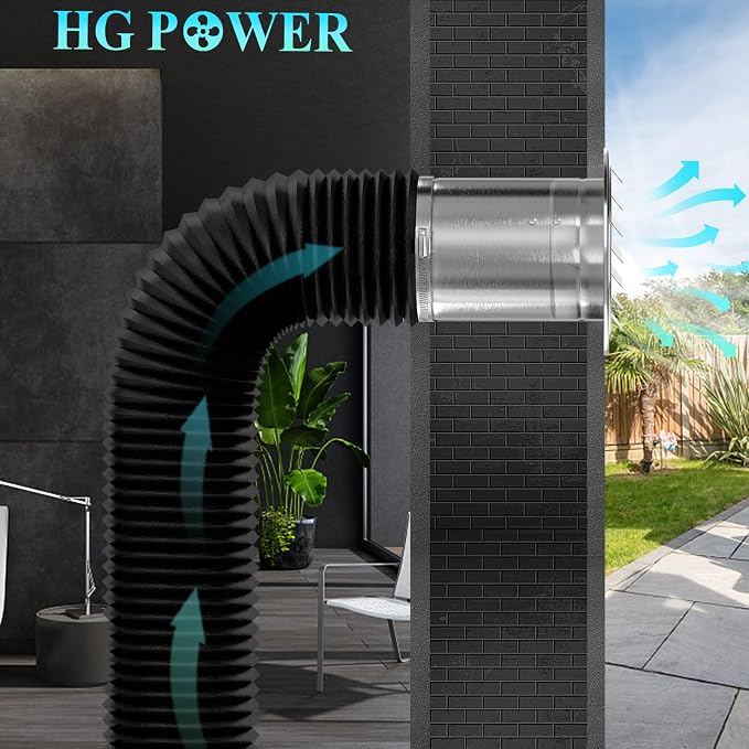 Stainless Steel Soffit Vents 6 Inch, HG Power Round Vent Cover - Image 6