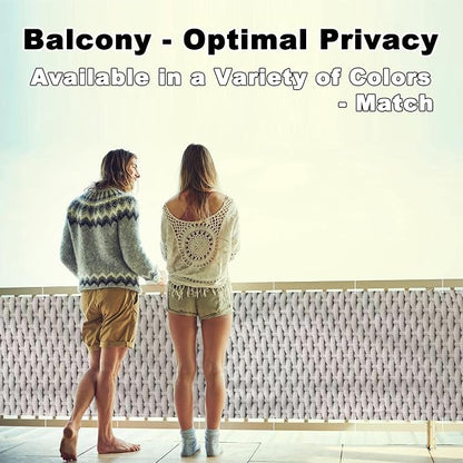 Fence Privacy Screen 3' x 26.2' UV-Protection Wind-Resistant Privacy Screen - Image 2