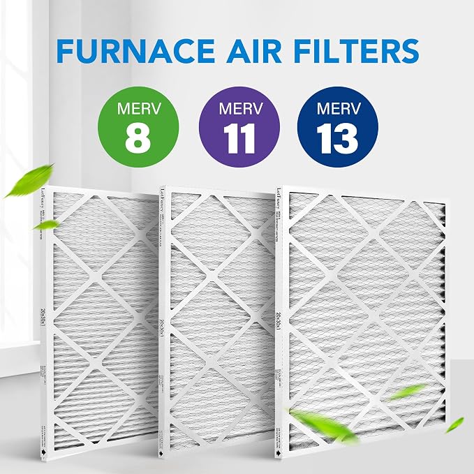 LotFancy 20x30x1 Air Filter MERV 13 4-Pack, Electrostatic Pleated HVAC Furnace - Image 8