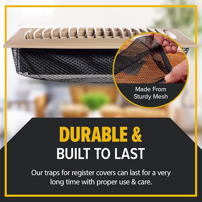 HAAK - Floor Vent Cover Trap, Durable Screen That Attaches Easily to Vent Covers - Image 9