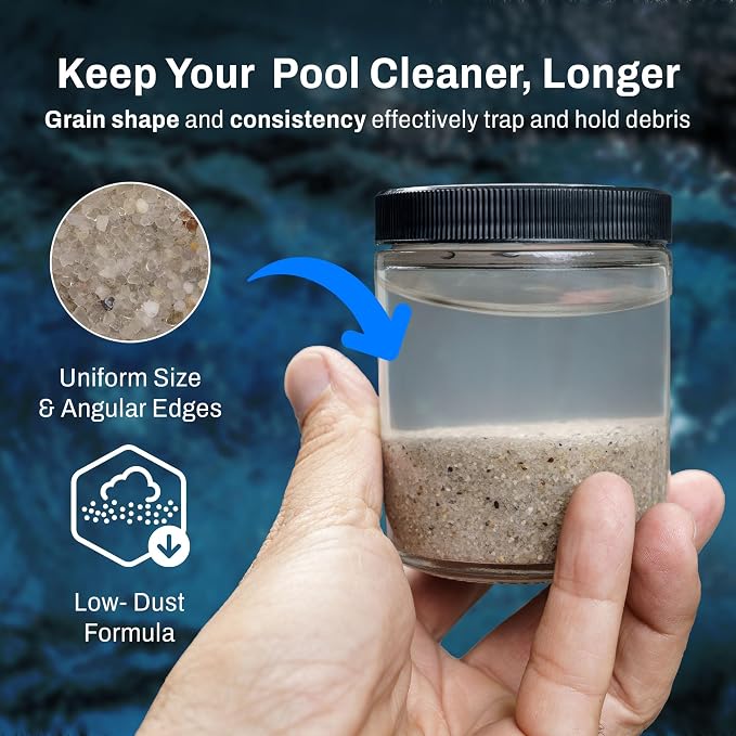 2-Pack Pool Filter Sand, Premium Filtration - Image 4