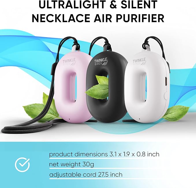 Wearable Air Purifier Necklace - Image 8