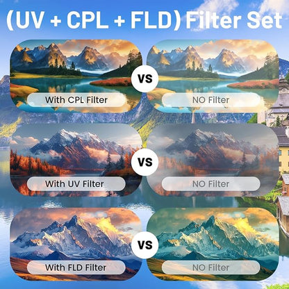 67mm UV/CPL/FLD Lens Filter Kit - Image 4