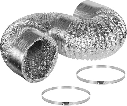 iPower 6 Inch 442 CFM Inline Fan Filter 25 Feet Ducting Combo - Image 6