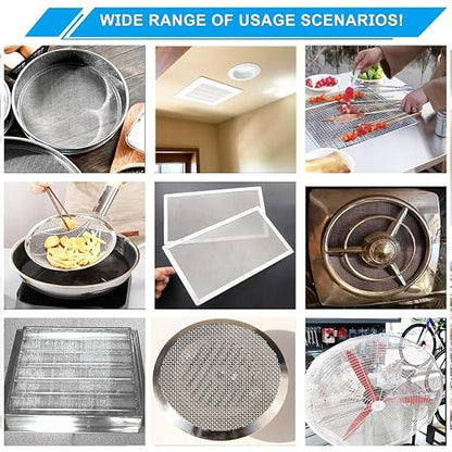 Stainless Steel Mesh Screen 10Mesh 304, 15.7" x 47.2" Metal Mesh Screen - Image 8