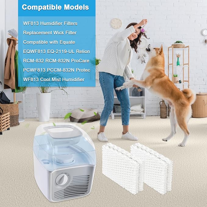 2Pcs WF813 Humidifier Filters Replacement Wick Filter Compatible - Image 6