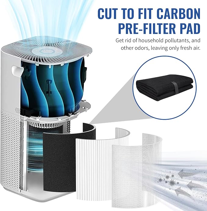 CFS – Pack of 2, Universal Cut to Fit Carbon Pre-Filter Pad Roll - Image 4