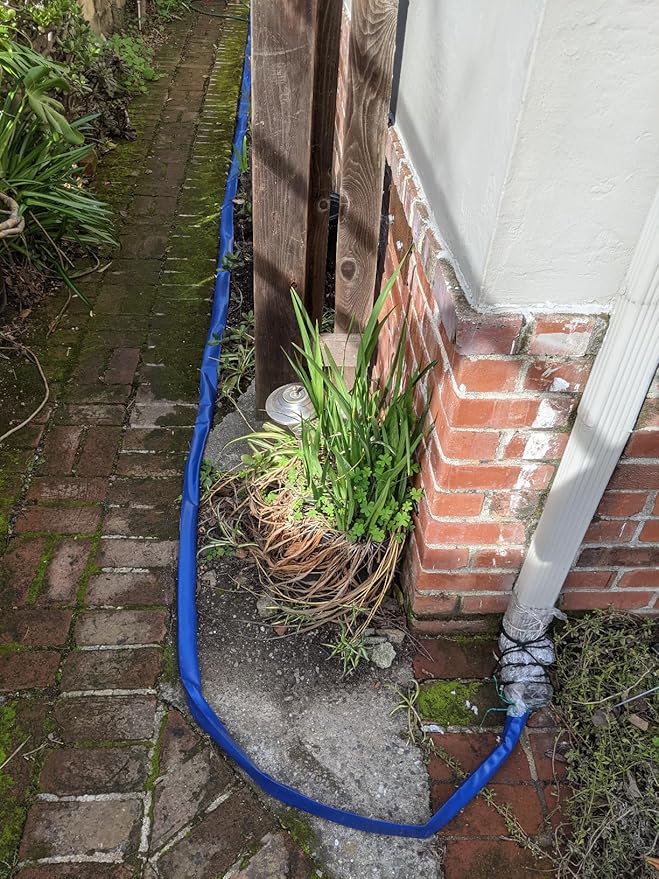 Pool Backwash Hose 1 1/2 inch × 100 ft Thicken Blue Water Discharge Pipe Lay - Image 7