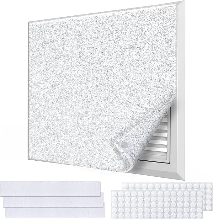 MERV 8 Air Vent Filters, Electrostatic Filter Media by Demiwise