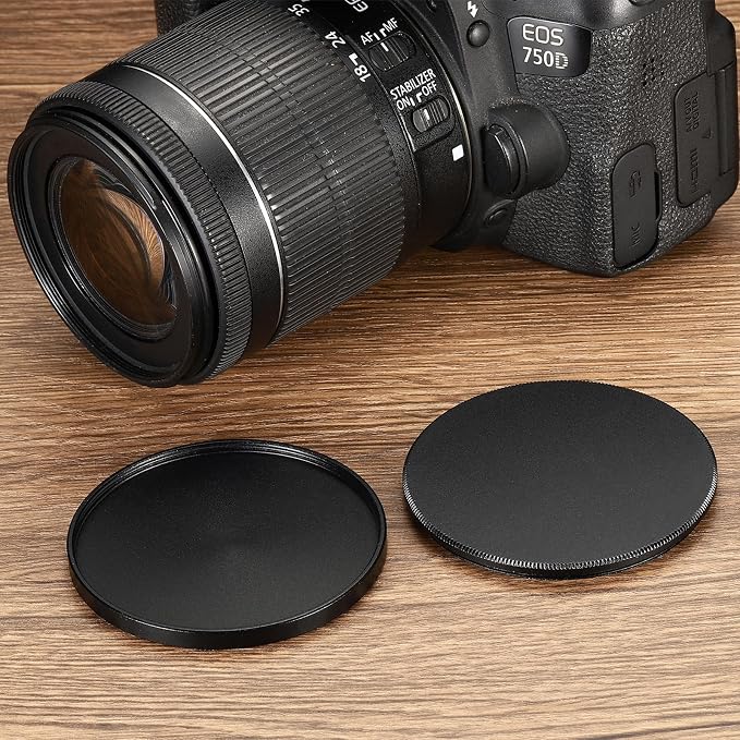 PATIKIL 58mm Lens Cap, Camera Lens Cap Cover Universal Front Metal Lens Filter - Image 5