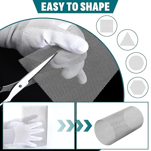 20 Mesh 304 Stainless Steel Mesh Screen, 15.7'' x 295'' Wire Screen Mesh - Image 4