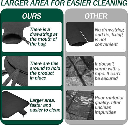 5 x 10ft Dewatering Bags with Drawstring Extra Large Dewatering Filter Bag Silt - Image 6