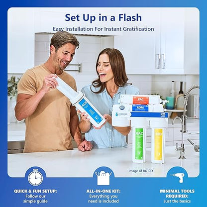 Express Water Reverse Osmosis Water Filter System, Chlorine Reduction, NSF - Image 5