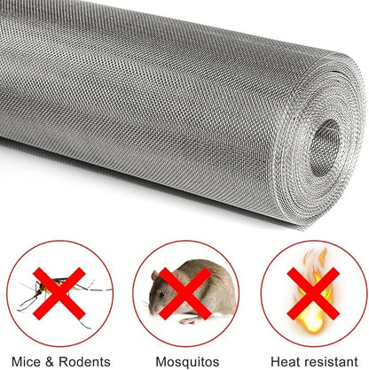 Stainless Steel Woven Wire Mesh 304 Stainless Steel Mesh Sheet, Heat-Resistant - Image 4