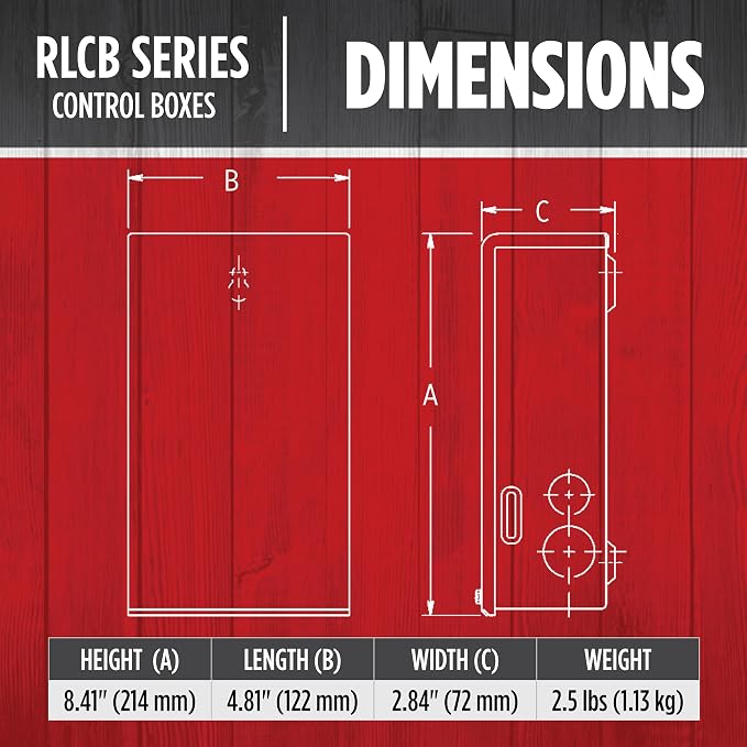 Red Lion RLCB05-115 1/2-HP 115-Volt VMC Control Box - Image 2
