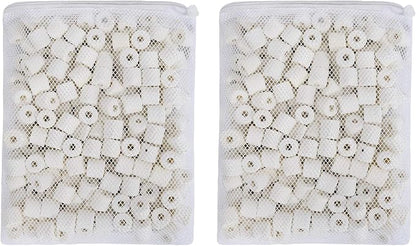 JIHAQUA Aquarium Bio Ceramic Rings 6 lbs Filter Media - Image 2