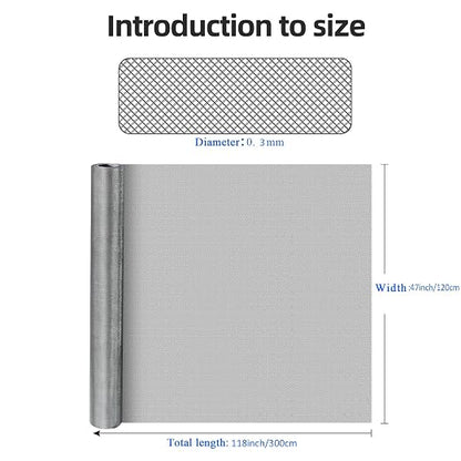 20 Mesh 304 Stainless Steel Mesh Screen, Rust Free Woven Wire Mesh, Metal Mesh - Image 2