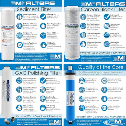 Reverse Osmosis Membrane & Filter Replacement | 100 GPD Membrane Set - Image 4