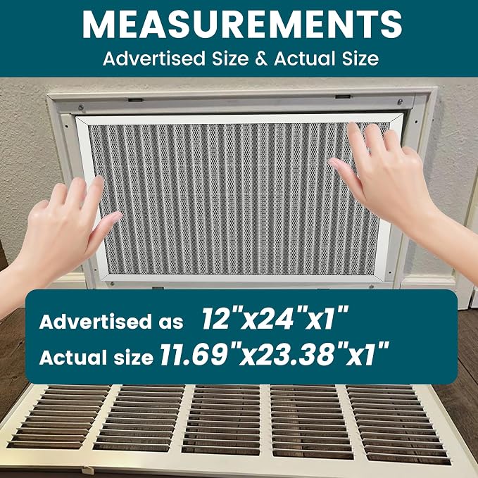 12x24x1 Air Filter-MERV 8, Washable & Reusable Electrostatic Air Filter - Image 4