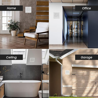 Repa Market 10 x 10 Inch White Square Air Vent Cover - Image 5