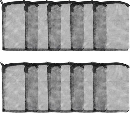 AQUANEAT 10pcs Aquarium Filter Media Bags, Fish Tank Coarse Mesh Bags by Aquaneat
