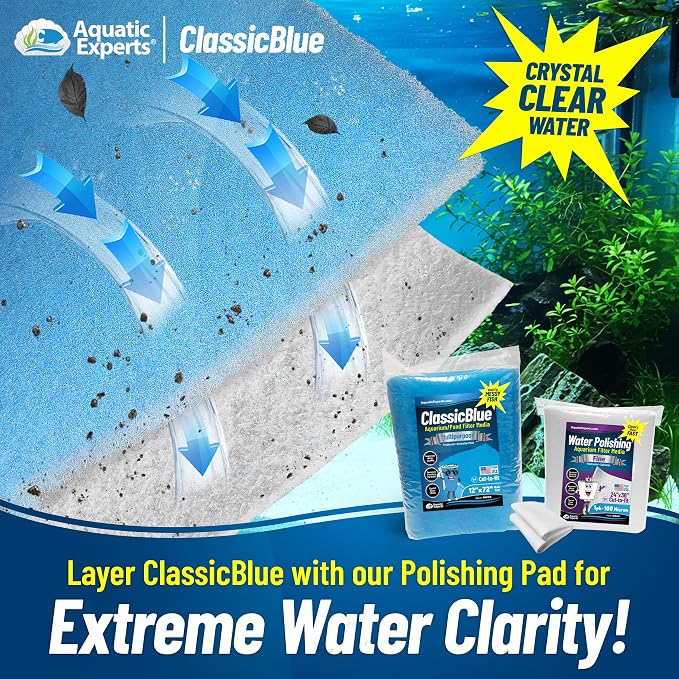 Aquatic Experts Classic Bonded Aquarium Filter Pad -12 Inches by 12 Feet by .75 - Image 4