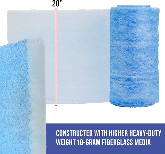 Master Elite Premium Paint Spray Booth Exhaust Filter Roll, 20.5" x 100' - Image 3