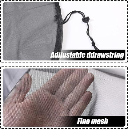 37.5 Inch Mesh Cover for Rain Barrel, Rain Bucket Leaf Filter Screen Cover - Image 3