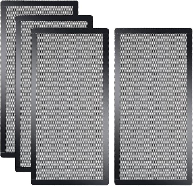 280x140mm PC Case Dust Mesh Filter, Magnetic Frame Computer Fan Dust Mesh PC by YSSHUI